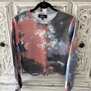 Lulu's Multicolor Tie-Dye Long Sleeve Tee